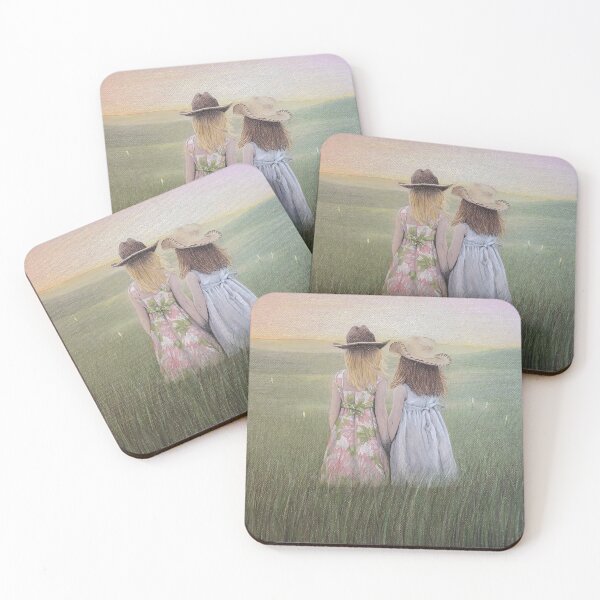 Item preview, Two Little Girls designed and sold by ArtbyLaurenJ.