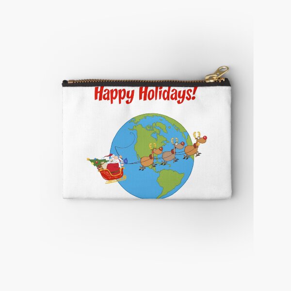 Item preview, Happy Holidays World Christmas Cartoon designed and sold by OlympusMons.