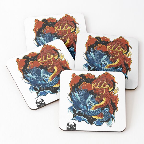 Item preview, Fire and Ice Chinese Dragons ArtofFD designed and sold by ArtofFD.