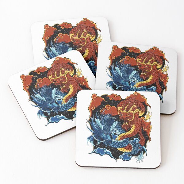 Item preview, Fire and Ice Chinese Dragon designed and sold by ArtofFD.
