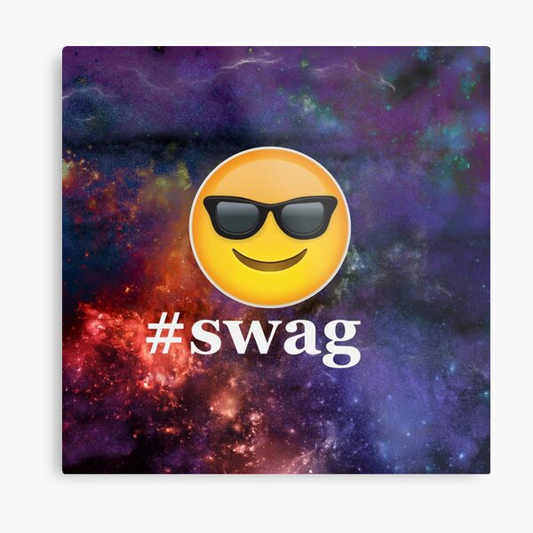 Swag Emoji Metal Prints Redbubble