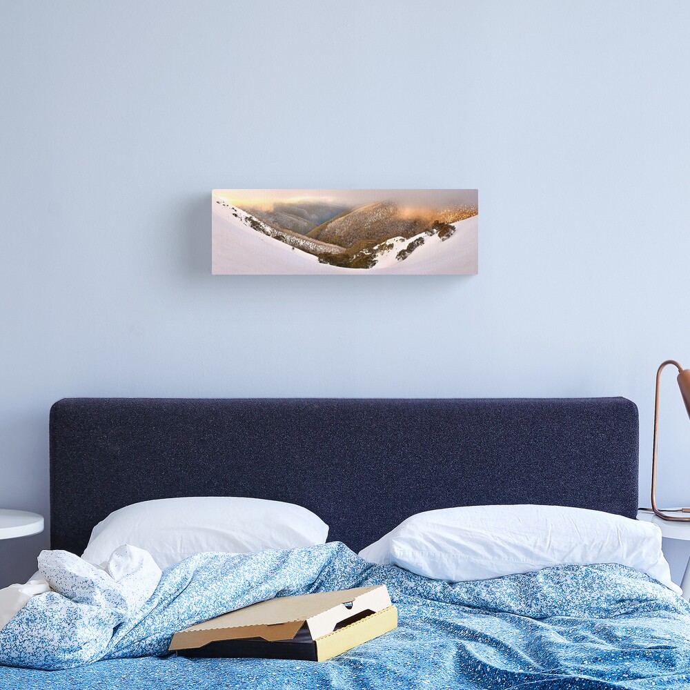 Foggy Dawn, Mt Hotham, Australia Canvas Print