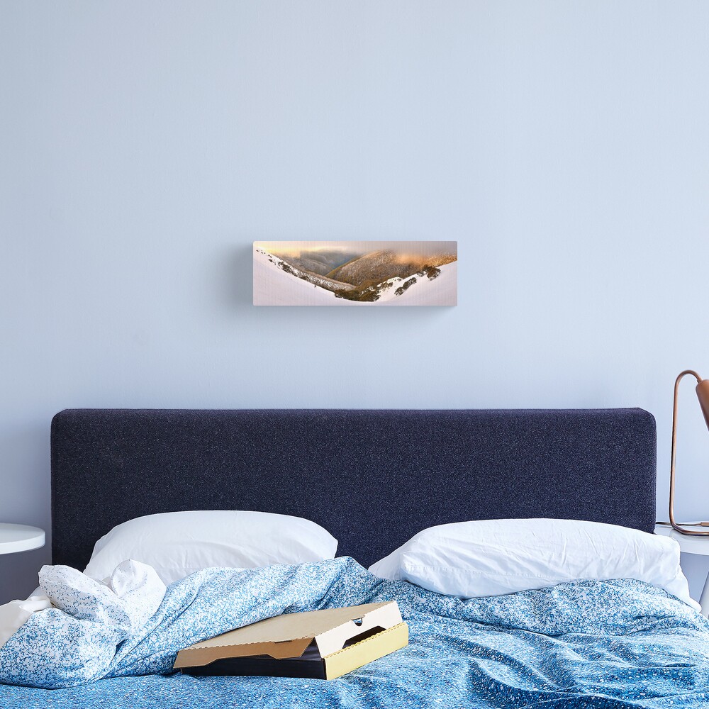 Foggy Dawn, Mt Hotham, Australia Canvas Print
