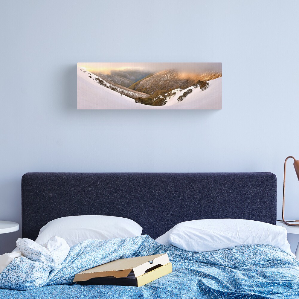 Foggy Dawn, Mt Hotham, Australia Canvas Print
