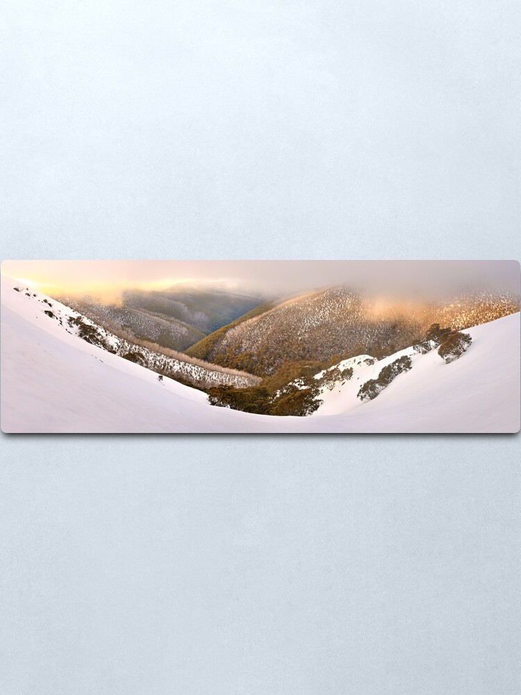 Alternate view of Foggy Dawn, Mt Hotham, Australia Metal Print