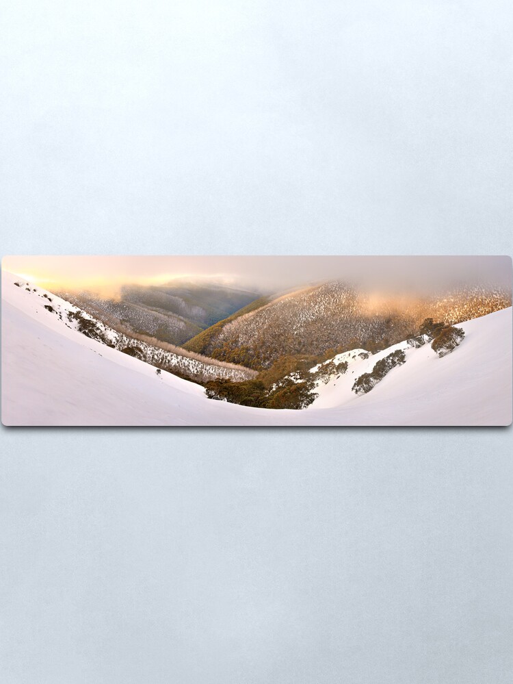 Alternate view of Foggy Dawn, Mt Hotham, Australia Metal Print