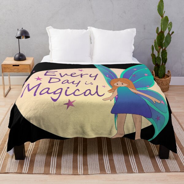 Item preview, Every Day is Magical - Strawberry Blond Fairy, Aqua Wings designed and sold by nutmegfairy.