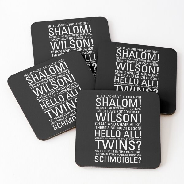 Jim Quotes Coasters (Set of 4)