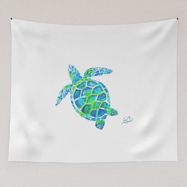 Item preview, Sea Turtle no splots by Jan Marvin designed and sold by Jan Marvin Art Studio.