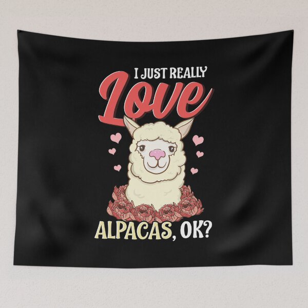 Item preview, Cute & Funny I Just Really Love Alpacas, OK? designed and sold by perfectpresents.