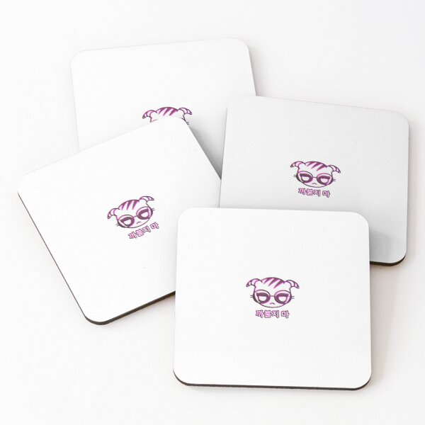 cute dokkaebi sticker Coasters (Set of 4)