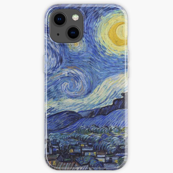 La noche estrellada de Vincent van Gogh Funda blanda para iPhone