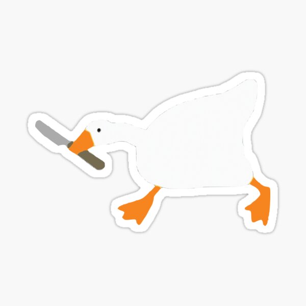 Untitled Goose Knife Shenanigans Sticker
