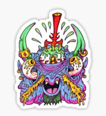 Monster monster. Sticker