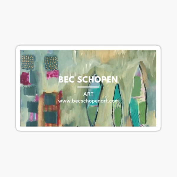 Business Postcard Sticker