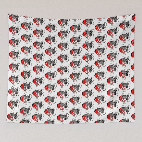 Item preview, Oranda Tri Color Goldfish Logo 9 designed and sold by Nosnah.