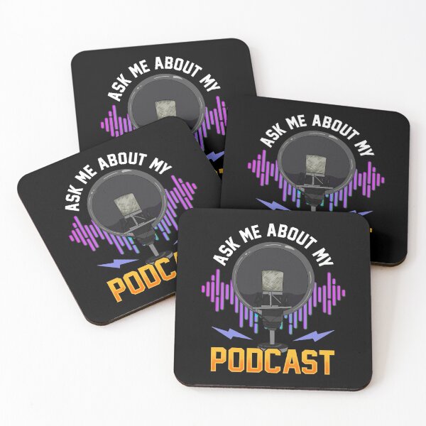 Item preview, Pregúntame acerca de mi podcast Cute Podcasters designed and sold by perfectpresents.