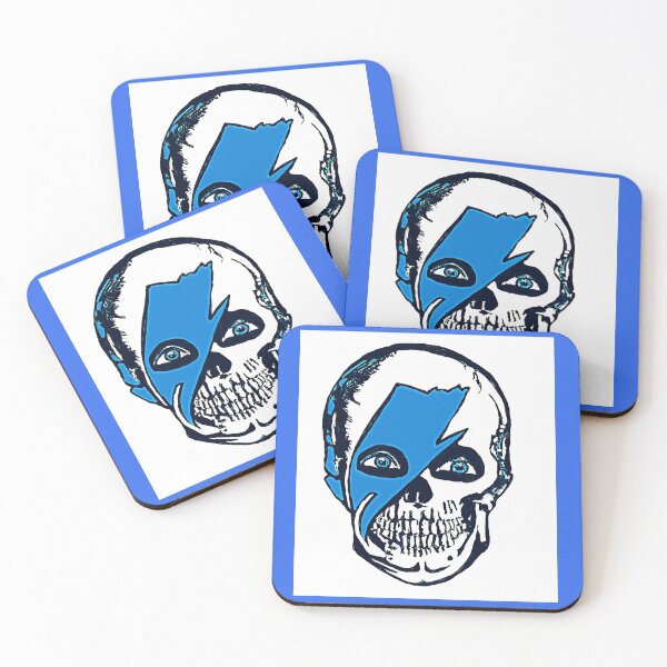 Item preview, Bolted Skull Blue designed and sold by NolaJere.
