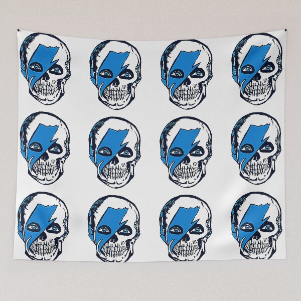 Item preview, Bolted Skull Blue designed and sold by NolaJere.