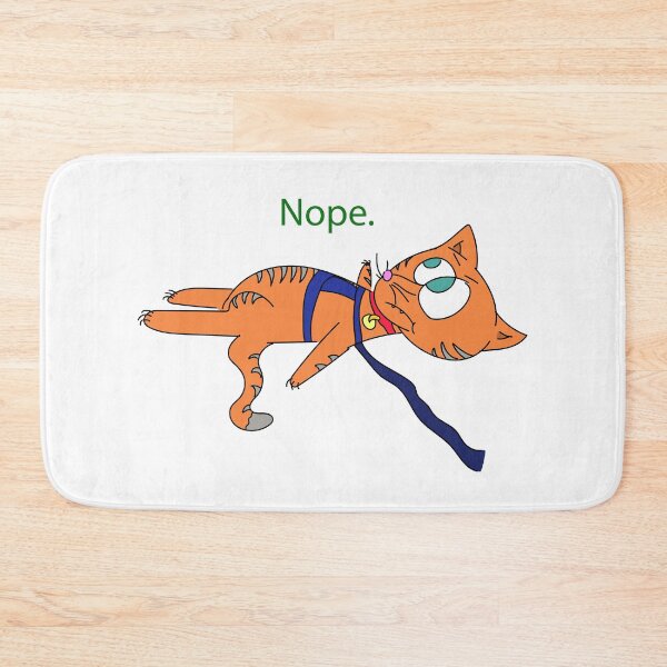 Item preview, "Nope." Cat designed and sold by nrich2001.