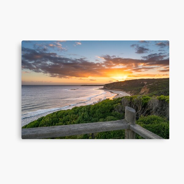 Bells Beach Southside Sunset Canvas Print