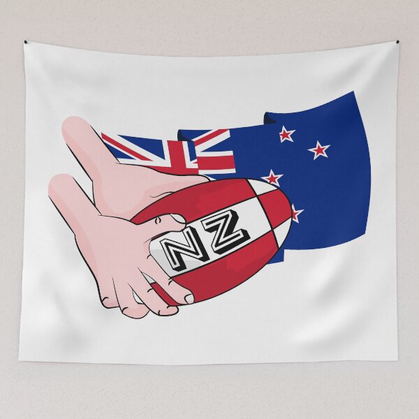 Item preview, Rugby Ball New Zealand designed and sold by piedaydesigns.
