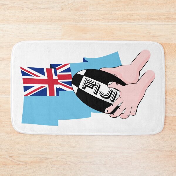 Item preview, Fiji Rugby Flag designed and sold by piedaydesigns.