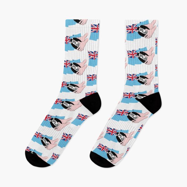 Item preview, Fiji Rugby Flag designed and sold by piedaydesigns.