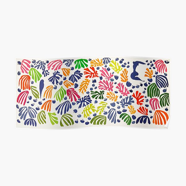 Matisse Floral Pattern Poster