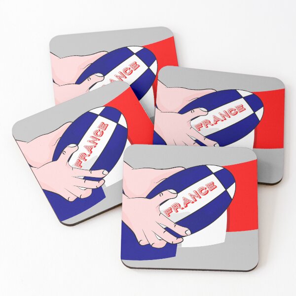 Item preview, France Rugby Ball Flag designed and sold by piedaydesigns.