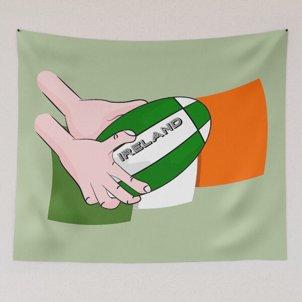 Item preview, Rugby Ireland Flag designed and sold by piedaydesigns.