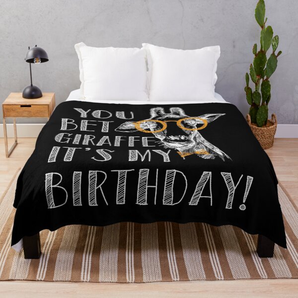 Item preview, You bet Giraffe it's my Birthday  | Funny Giraffe T-Shirt designed and sold by cphonasa.
