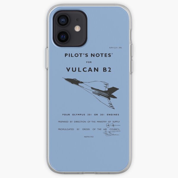 Pilot's Notes for Vulcan B2 iPhone Soft Case