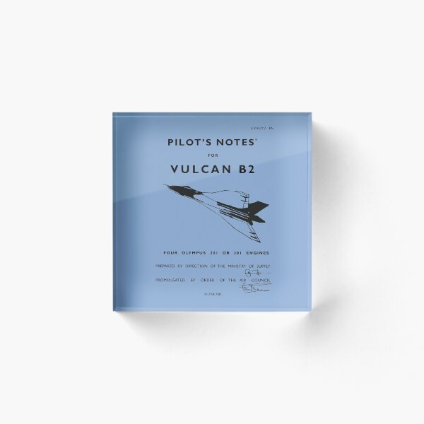 Item preview, Pilot's Notes for Vulcan B2 designed and sold by Project Cancelled.