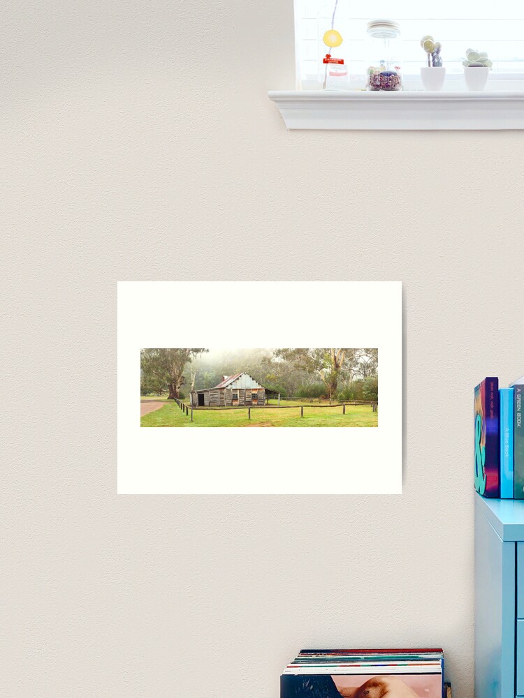 Thumbnail 2 of 3, Art Print, Frys Hut, Howqua Hills, Victoria, Australia designed and sold by Chockstone.