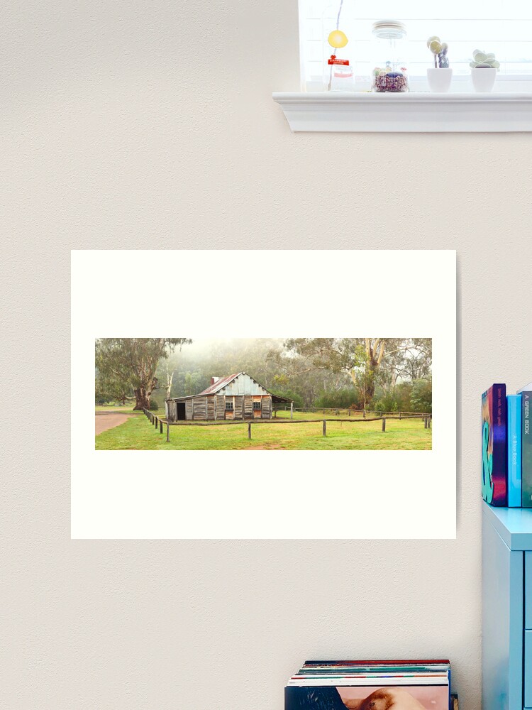 Thumbnail 2 of 3, Art Print, Frys Hut, Howqua Hills, Victoria, Australia designed and sold by Chockstone.