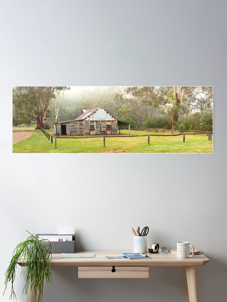 Thumbnail 2 of 3, Poster, Frys Hut, Howqua Hills, Victoria, Australia designed and sold by Chockstone.