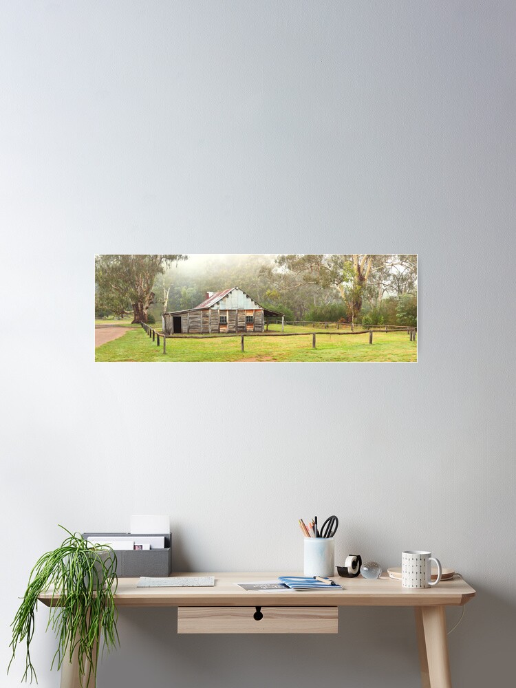 Thumbnail 2 of 3, Poster, Frys Hut, Howqua Hills, Victoria, Australia designed and sold by Chockstone.