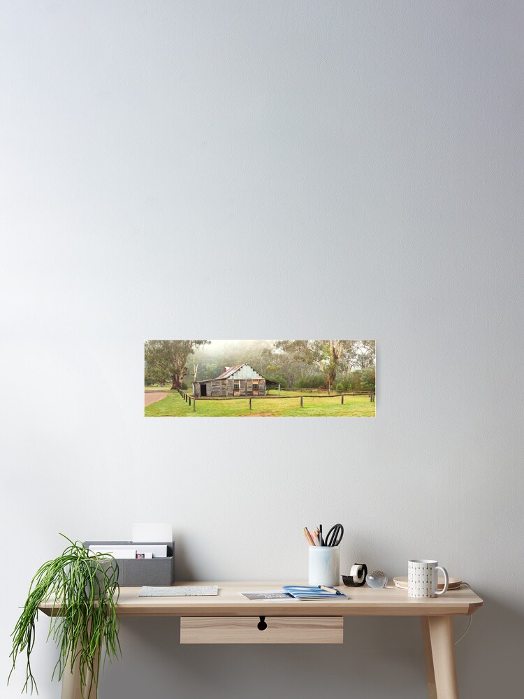 Thumbnail 2 of 3, Poster, Frys Hut, Howqua Hills, Victoria, Australia designed and sold by Chockstone.