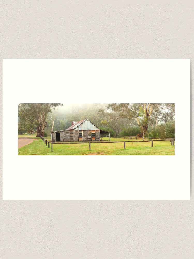 Thumbnail 1 of 3, Art Print, Frys Hut, Howqua Hills, Victoria, Australia designed and sold by Chockstone.