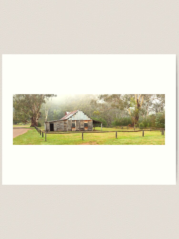 Thumbnail 1 of 3, Art Print, Frys Hut, Howqua Hills, Victoria, Australia designed and sold by Chockstone.