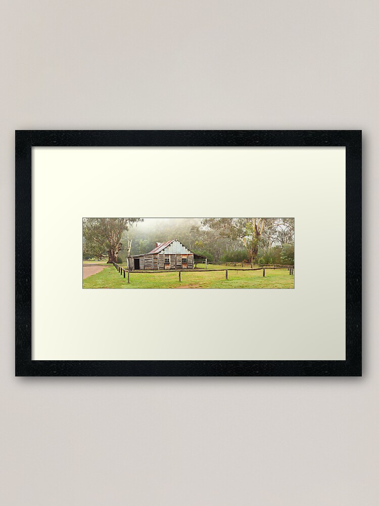 Thumbnail 1 of 7, Framed Art Print, Frys Hut, Howqua Hills, Victoria, Australia designed and sold by Chockstone.