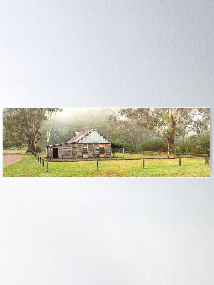 Thumbnail 1 of 3, Poster, Frys Hut, Howqua Hills, Victoria, Australia designed and sold by Chockstone.