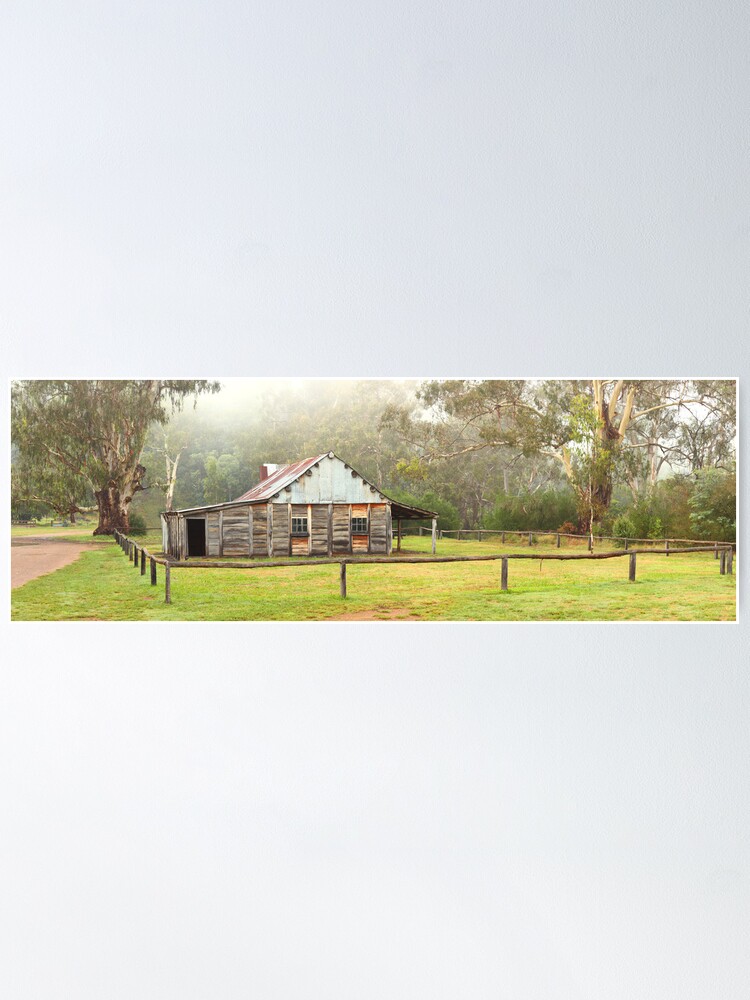 Thumbnail 1 of 3, Poster, Frys Hut, Howqua Hills, Victoria, Australia designed and sold by Chockstone.