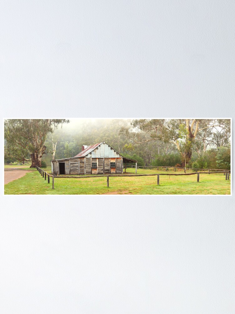 Thumbnail 1 of 3, Poster, Frys Hut, Howqua Hills, Victoria, Australia designed and sold by Chockstone.