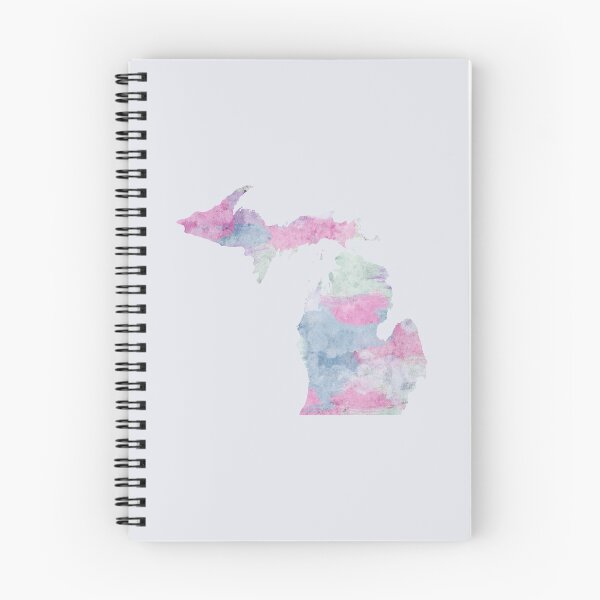 Item preview, Michigan State Elegant Pastel Watercolor designed and sold by Jarrod Vandenberg.