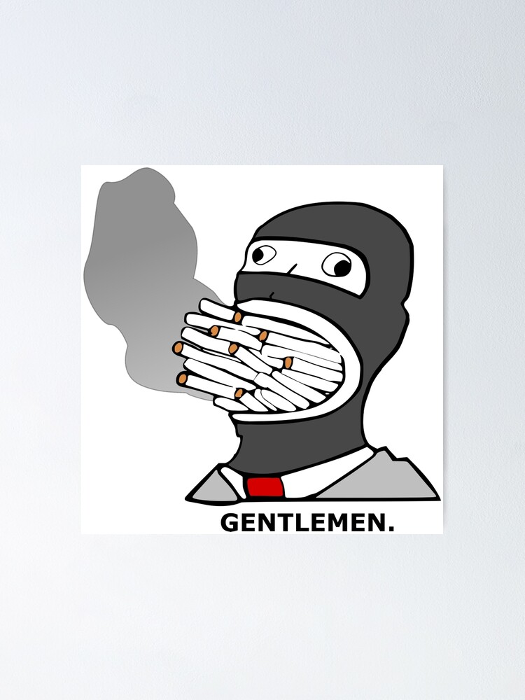 Gentlemen Smoke Spy Team Fortress 2 Poster For Sale By Oddworldcrash Redbubble 2318