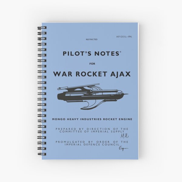 Item preview, Pilot's Notes for War Rocket Ajax designed and sold by Project Cancelled.