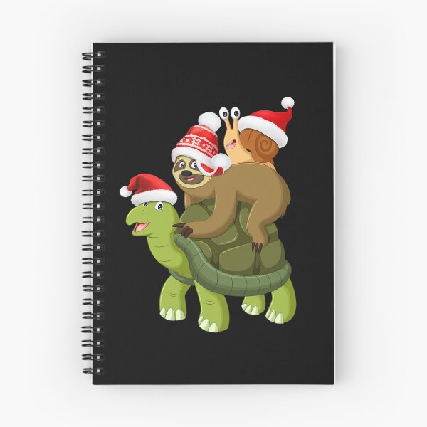 Item preview, Turtle Sloth Snail in red Santa Hats | Funny Christmas gift designed and sold by cphonasa.