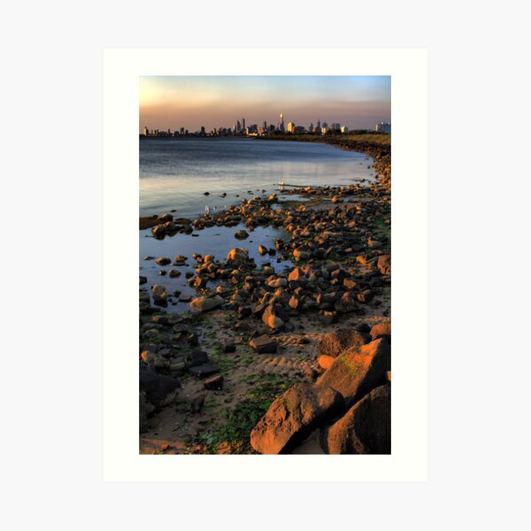 Twilight at the Rocks Art Print